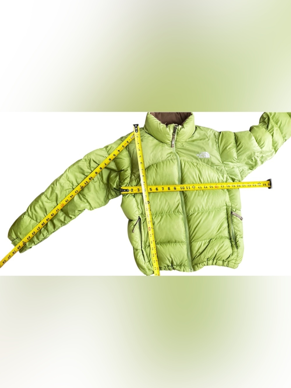 The North Face 1996 Retro Nuptse Men's Sage Green Puffer Jacket Size Medium - Picture 16 of 16